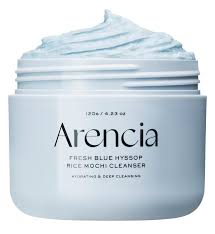 Arencia Blue Hyssop Rice Mochi Cleanser